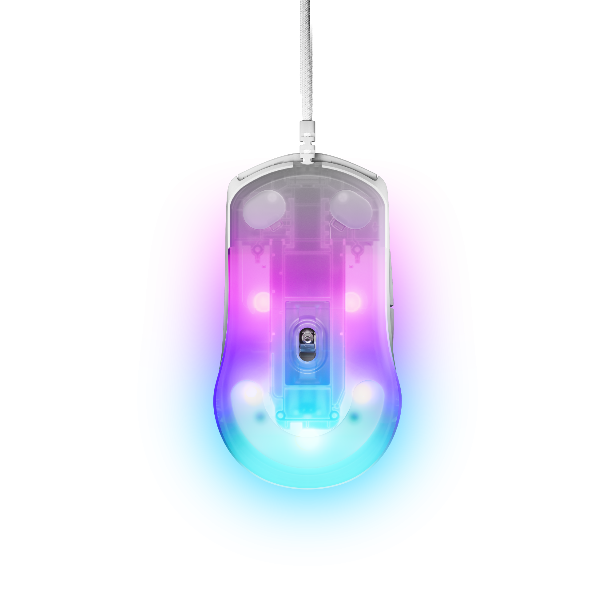 SteelSeries賽睿Rival 3 Gen 2有線電競滑鼠-白